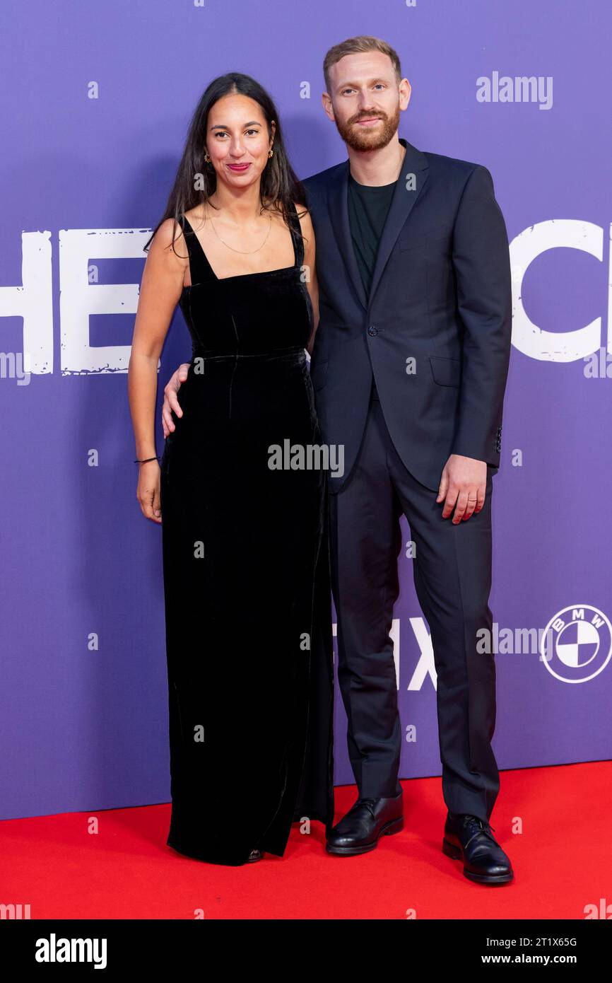 Ariadne Kotsaki, left, and Daniel Emmerson pose for photographers at ...
