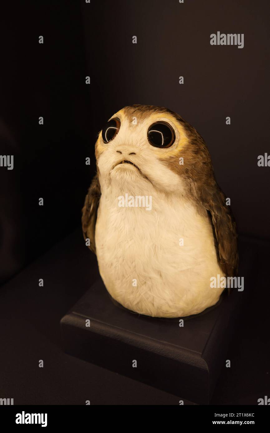 Porg (Star Wars) at the Disney100 exhibition Stock Photo - Alamy