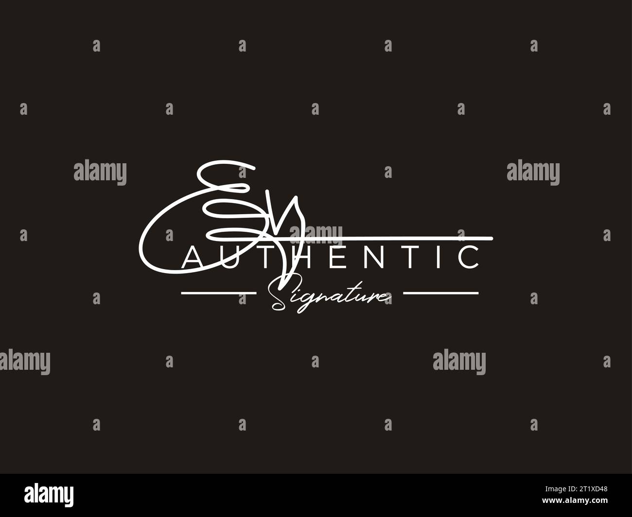 EV Signature Logo Template Vector Stock Vector Image & Art - Alamy