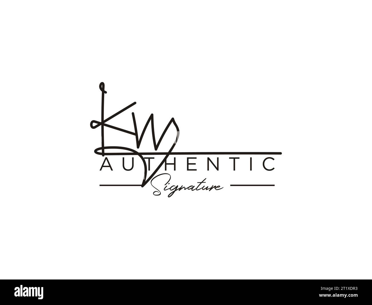 Kw clean logo hi-res stock photography and images - Alamy