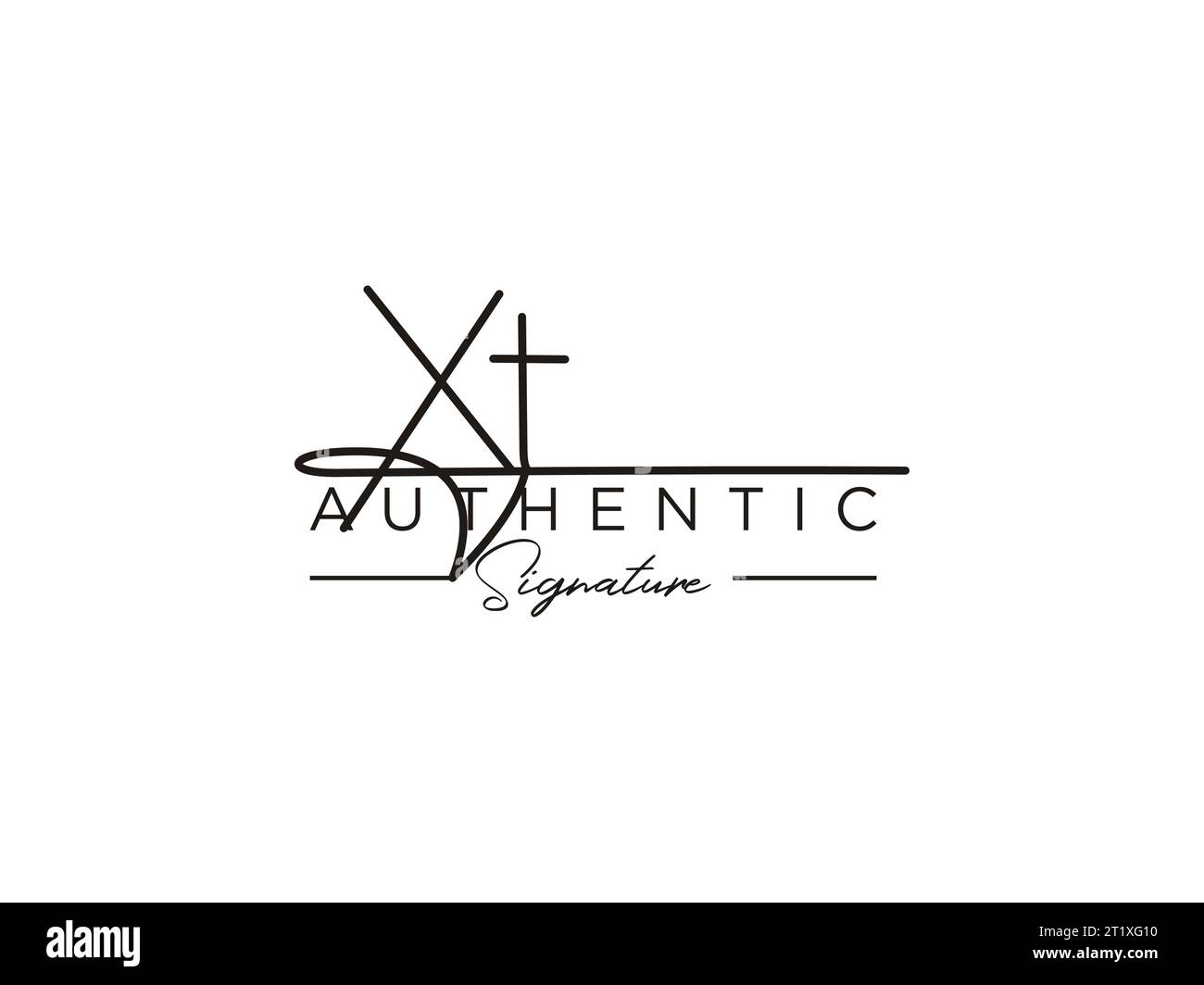 Xt modern logo Stock Vector Images Alamy