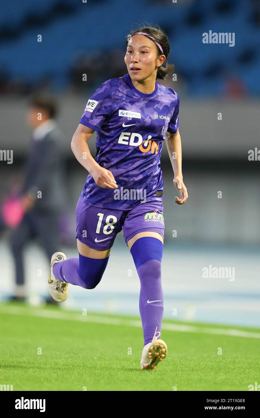 Kawasaki Todoroki Stadium, Kanagawa, Japan. 14th Oct, 2022. Mai Watanabe (Regina), OCTOBER 14, 2022 - Football/Soccer : 2023-24 WE League Cup Final match between Sanfrecce Hiroshima Regina 0(4-2)0 Albirex Niigata Ladies at Kawasaki Todoroki Stadium, Kanagawa, Japan. Credit: AFLO SPORT/Alamy Live News Stock Photo