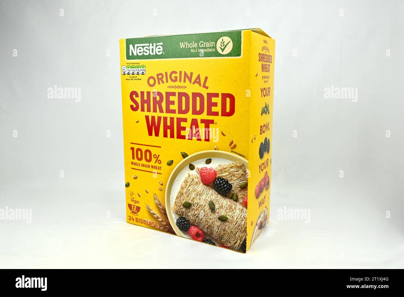 Nestle original shredded wheat cereal Stock Photo Alamy