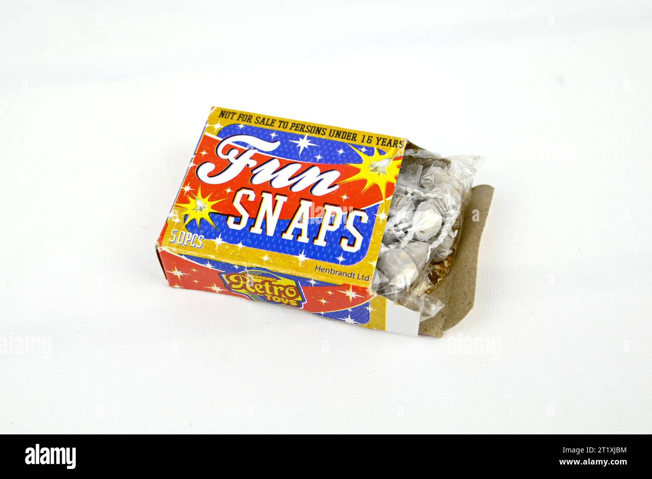 Fun Snaps Exploding Throw Bangers on a white background Stock Photo Alamy