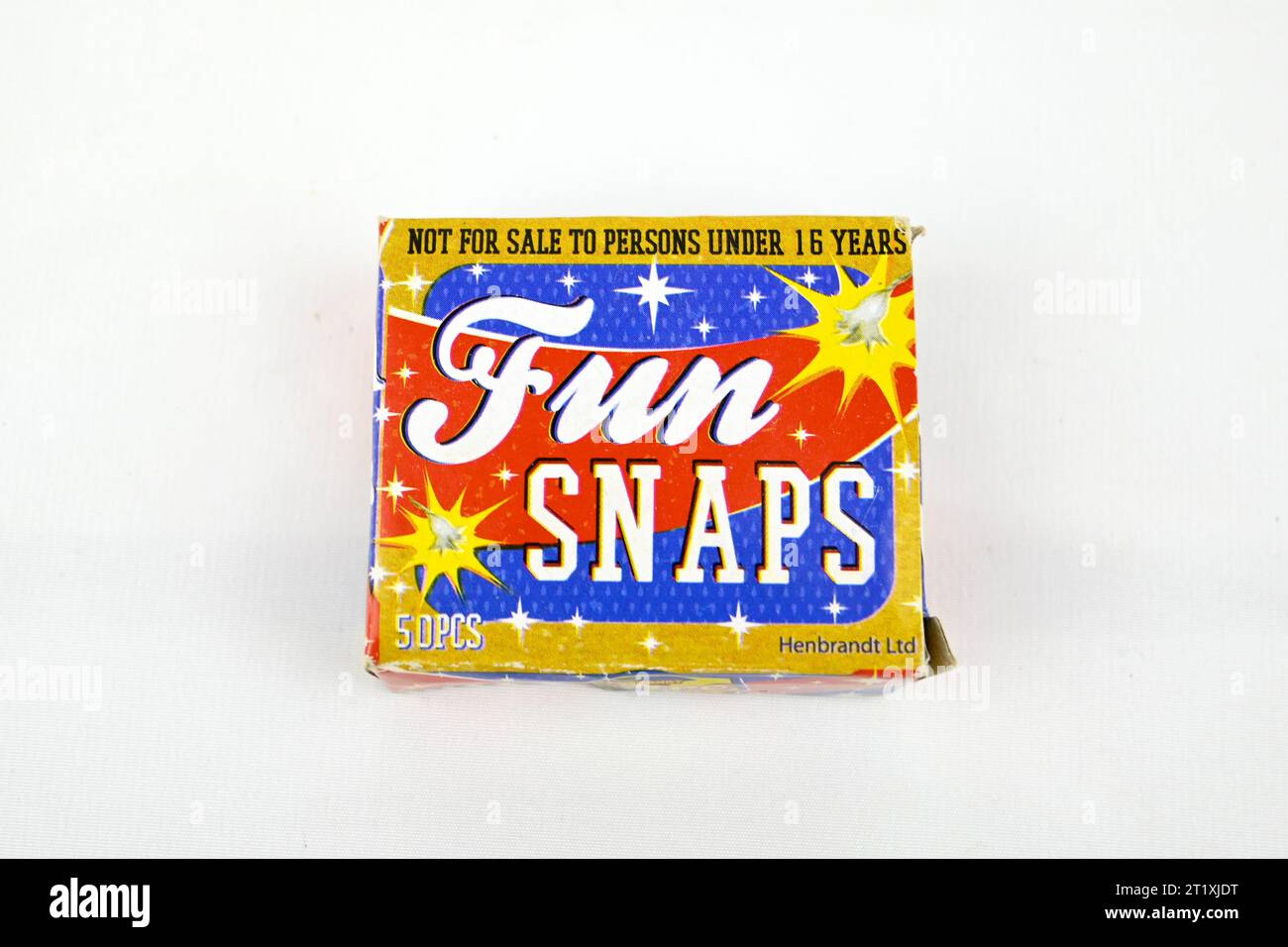 Fun Snaps Exploding Throw Bangers on a white background Stock Photo Alamy