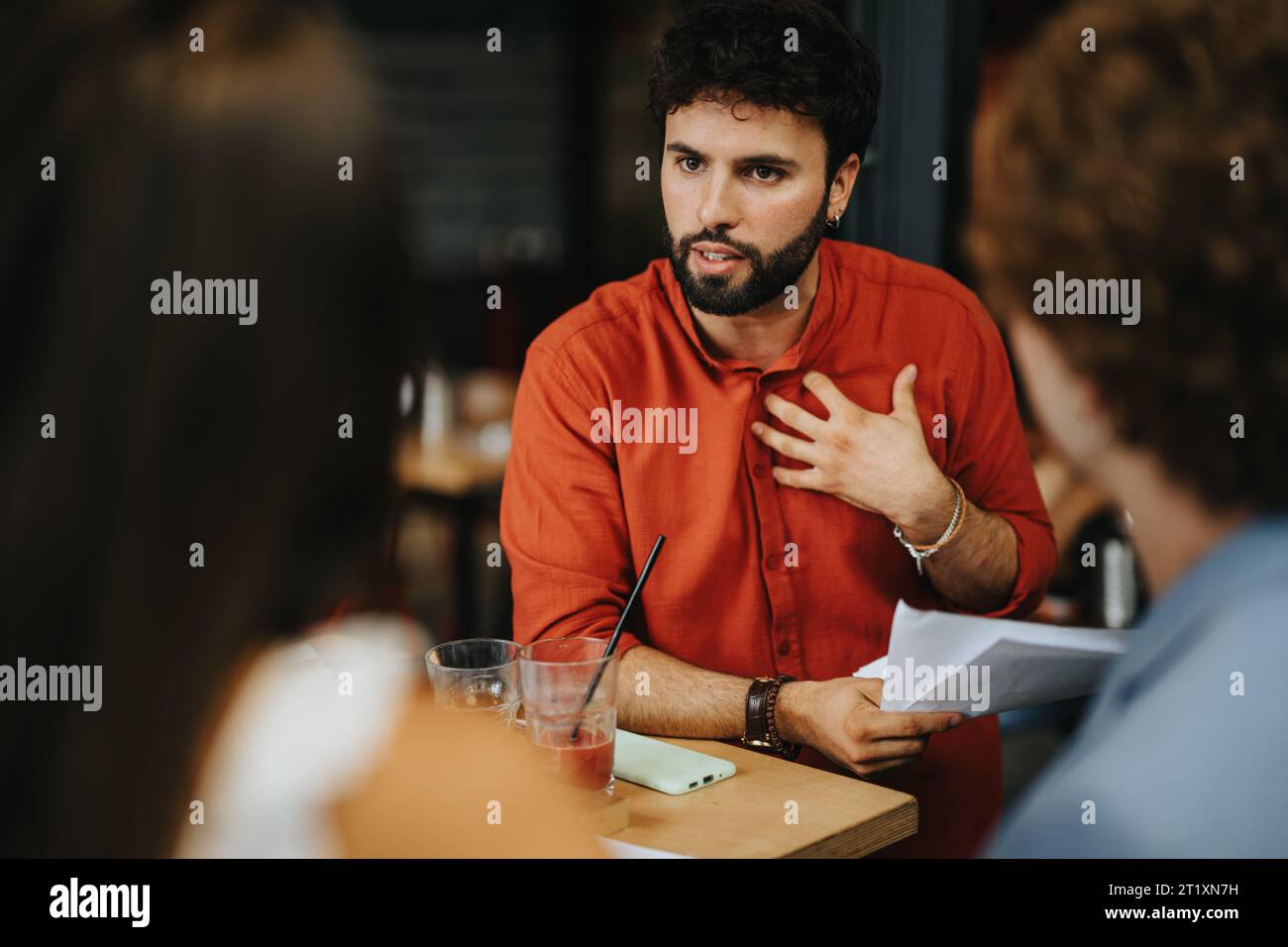 Creative Architects and Engineers Collaborating on Successful Urban Planning Project. Stock Photo