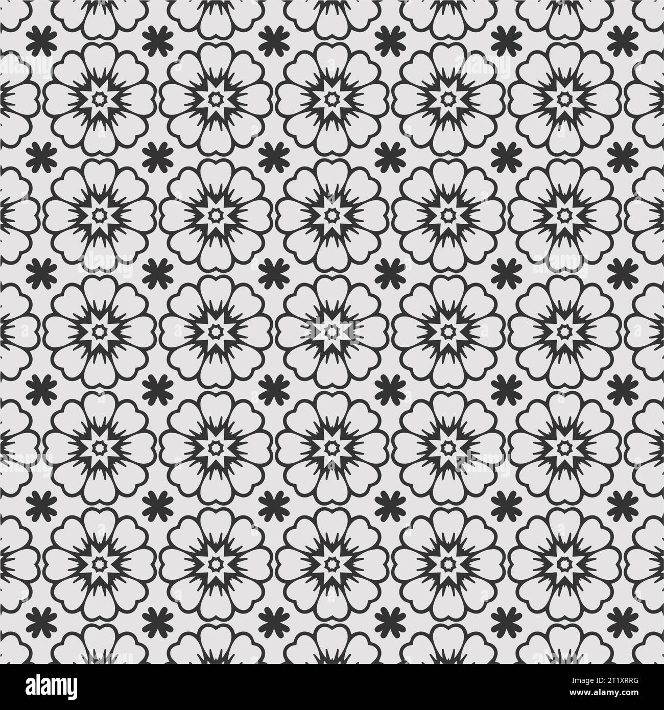 vector geometric pattern coloring page design Stock Vector