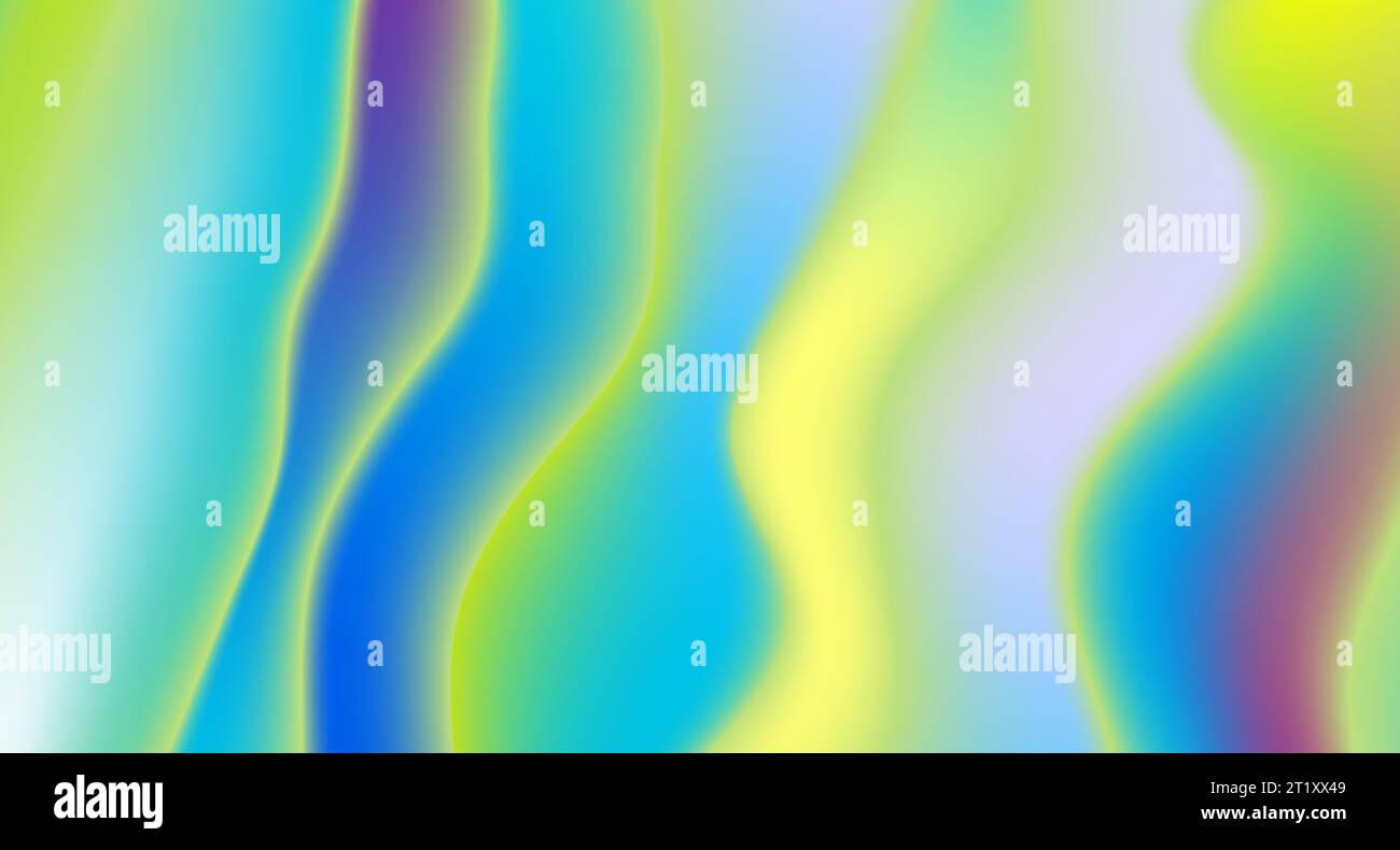 Colorful abstract liquid flowing wavy vector background Stock Vector
