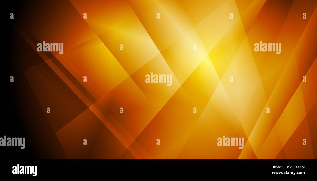 Dark orange glossy tech low poly abstract vector background Stock Vector