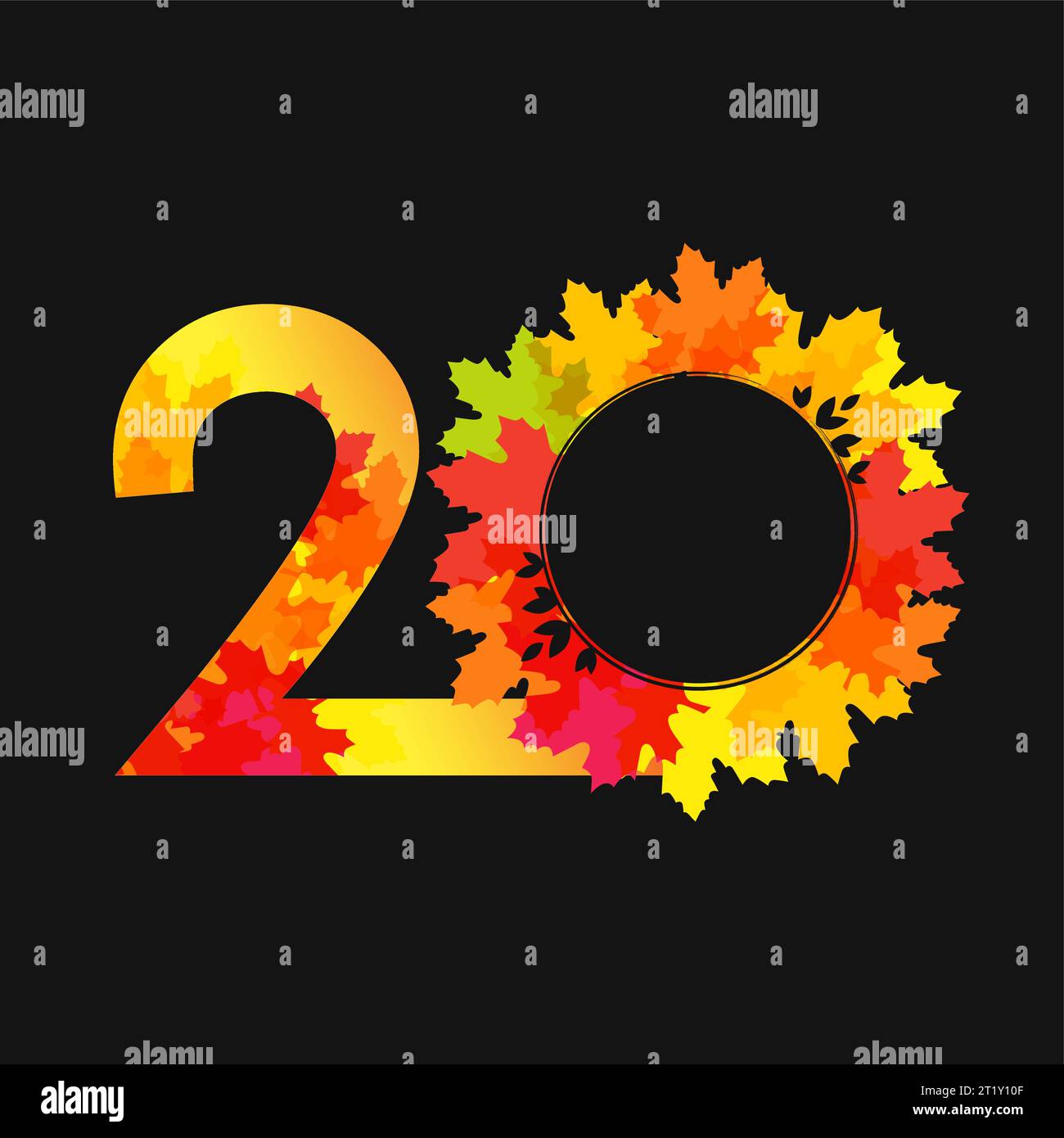 Fall foliage calendar Stock Vector Images Alamy
