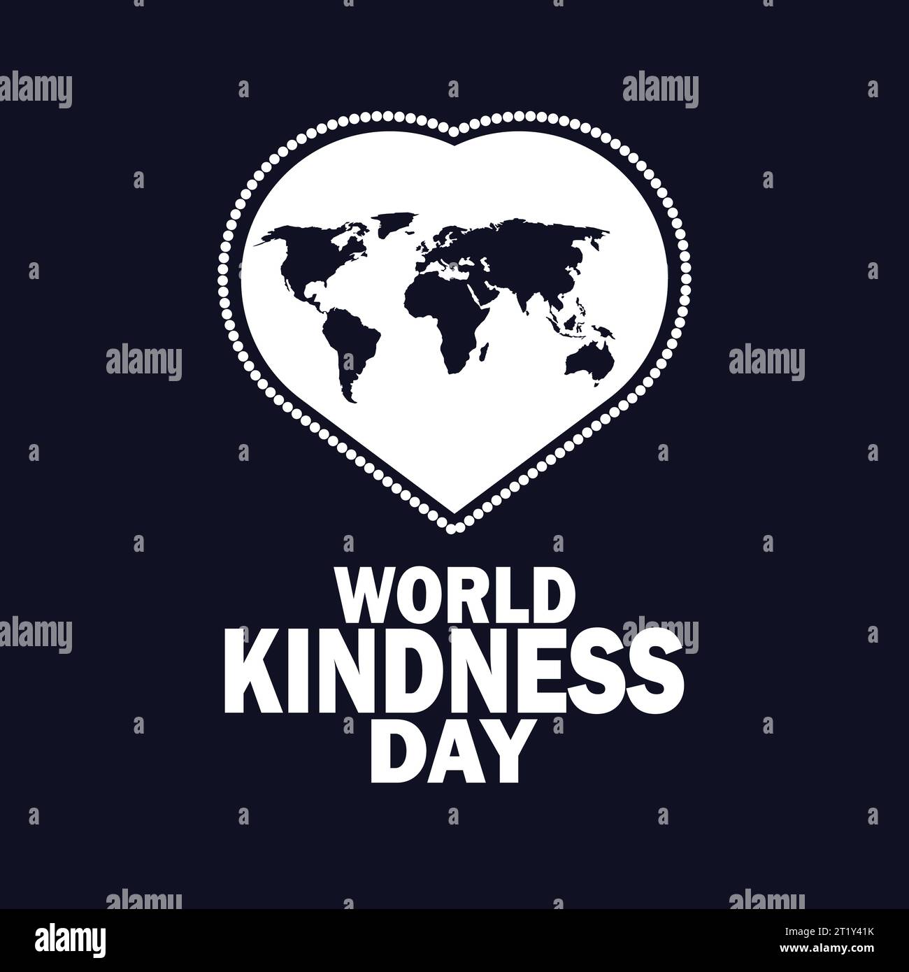 World Kindness Day Vector illustration. Holiday concept. Template for background, banner, card