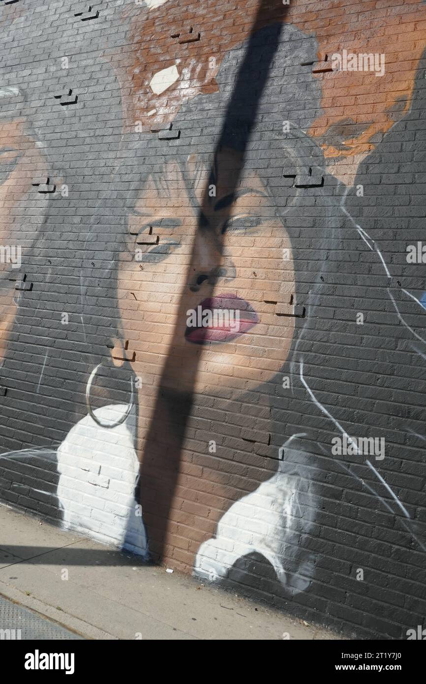 Los Angeles, California, USA 14th October 2023 Selena on Street Art
