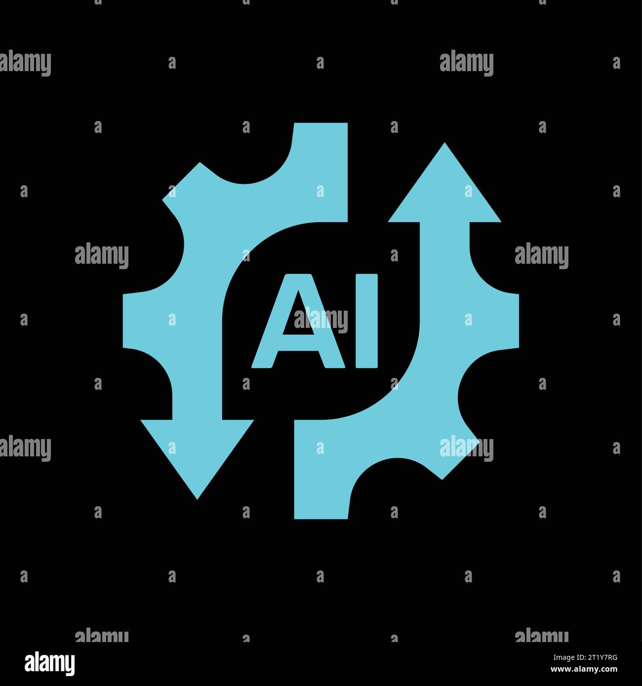 Artificial Intelligence integration concept. AI integrated into the