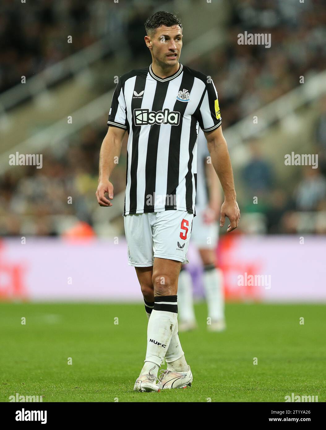 Fabian Schar of Newcastle United. - Newcastle United v Paris Saint
