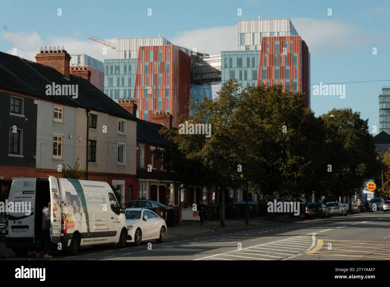DUBLIN,IRELAND,October 12 2023: The EU headquarters of Google on Barrow Street Stock Photo