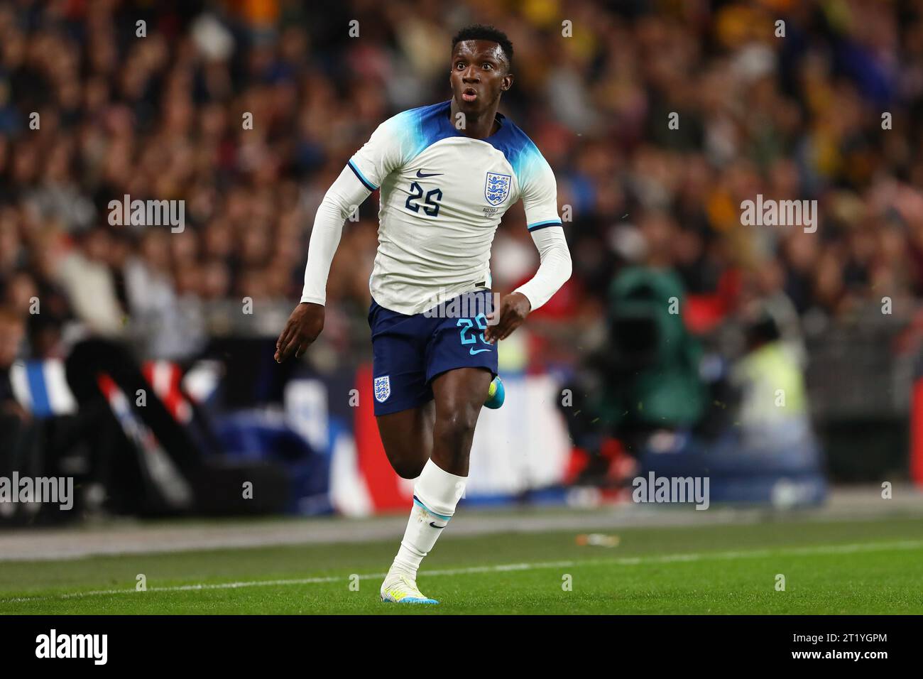 Eddie Nketiah of England - England v Australia, International Friendly, Wembley Stadium, London, UK - 12th October 2023. Stock Photo