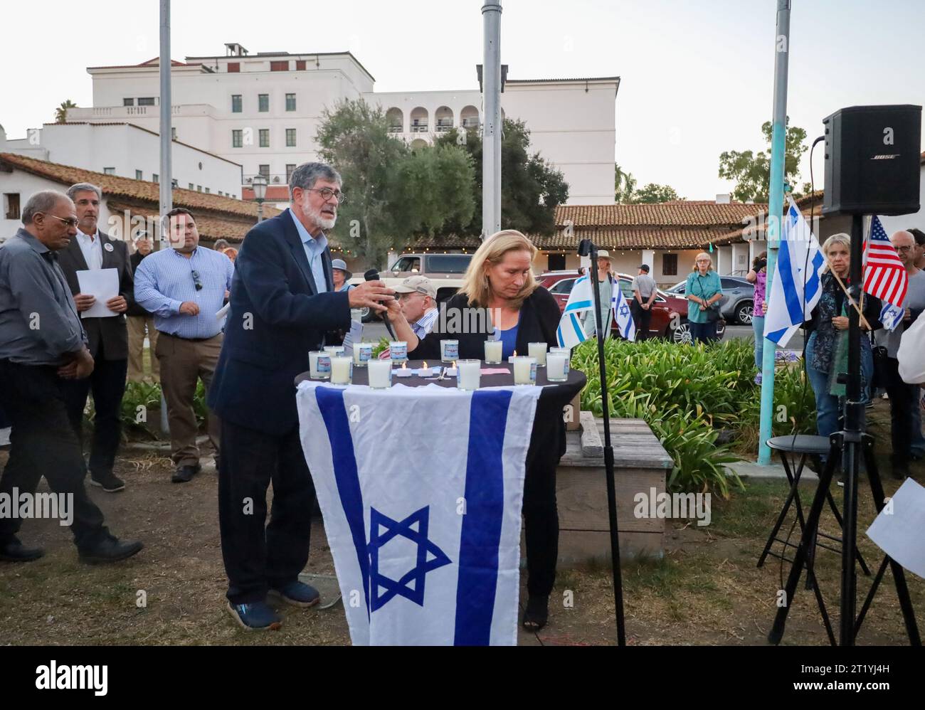Santa Barbara, California, USA. 15th Oct, 2023. Rabbi Arthur Gross ...