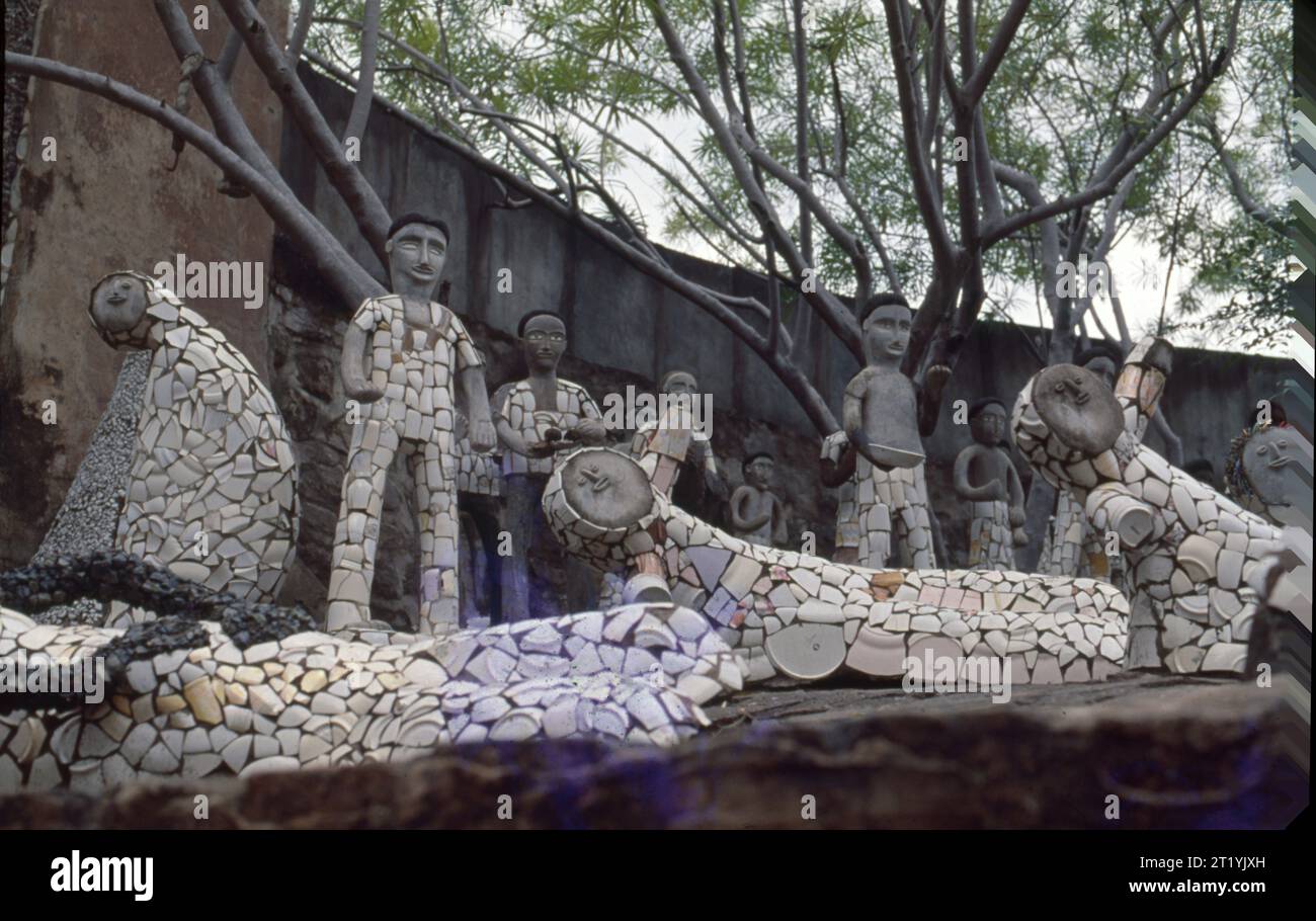 The Rock Garden of Chandigarh is a sculpture garden for rock