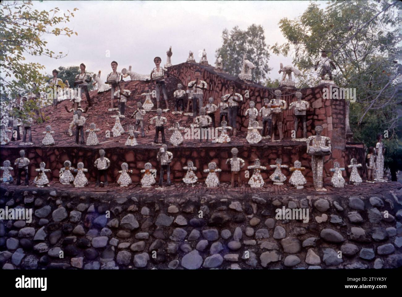 The Rock Garden of Chandigarh is a sculpture garden for rock
