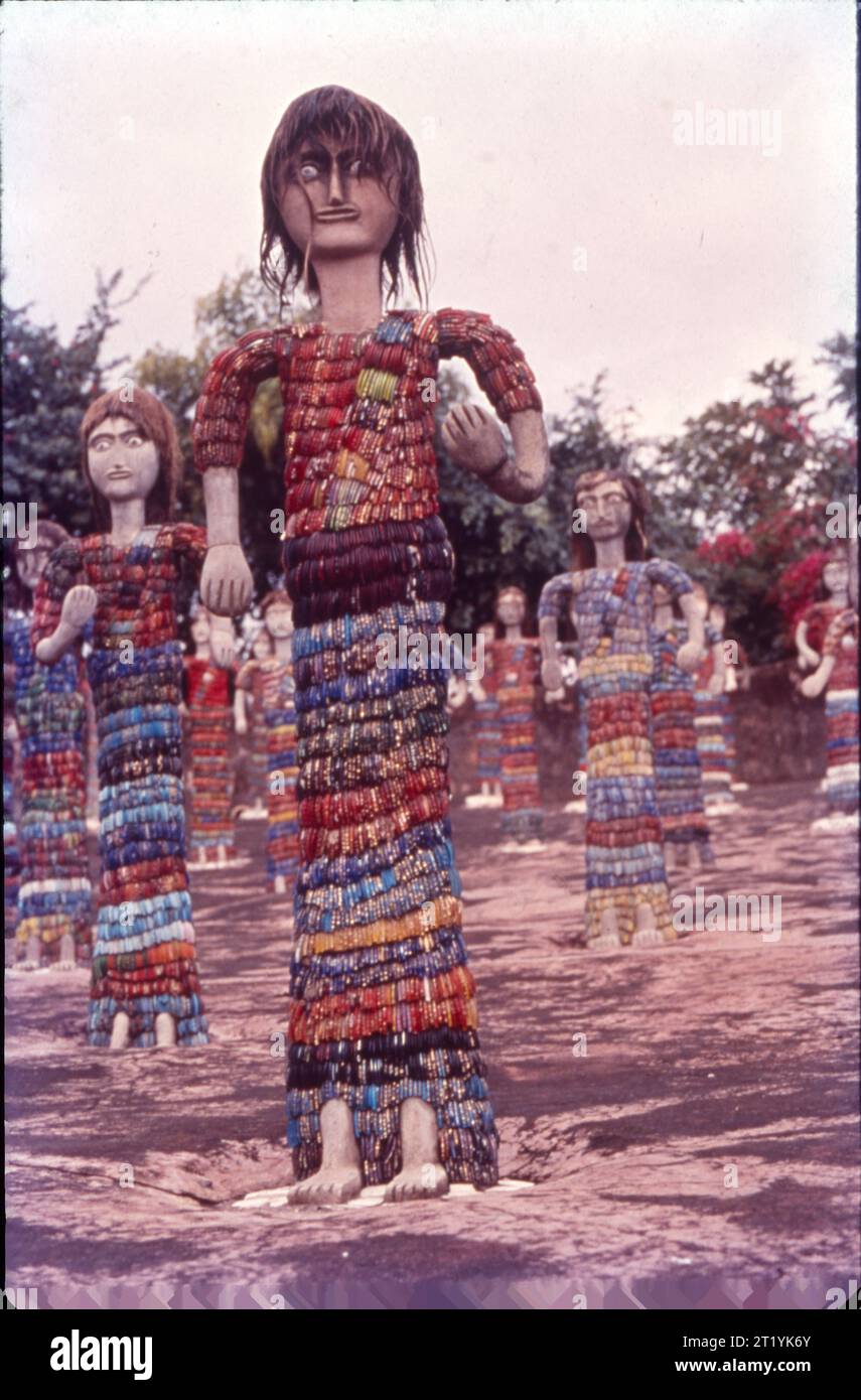 The Rock Garden of Chandigarh is a sculpture garden for rock