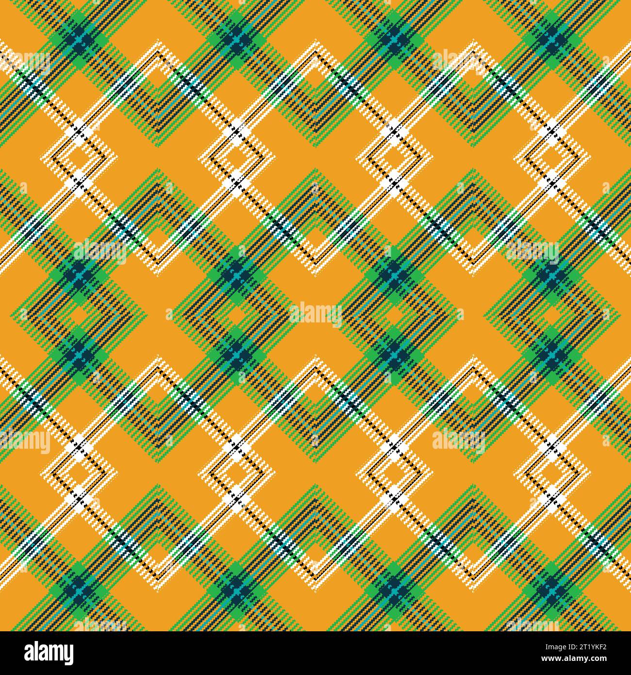 Tartan Flannel Pattern in a Vector Format Stock Vector