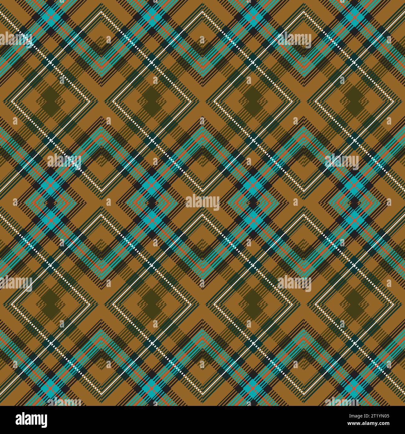Tartan Flannel Pattern in a Vector Format Stock Vector
