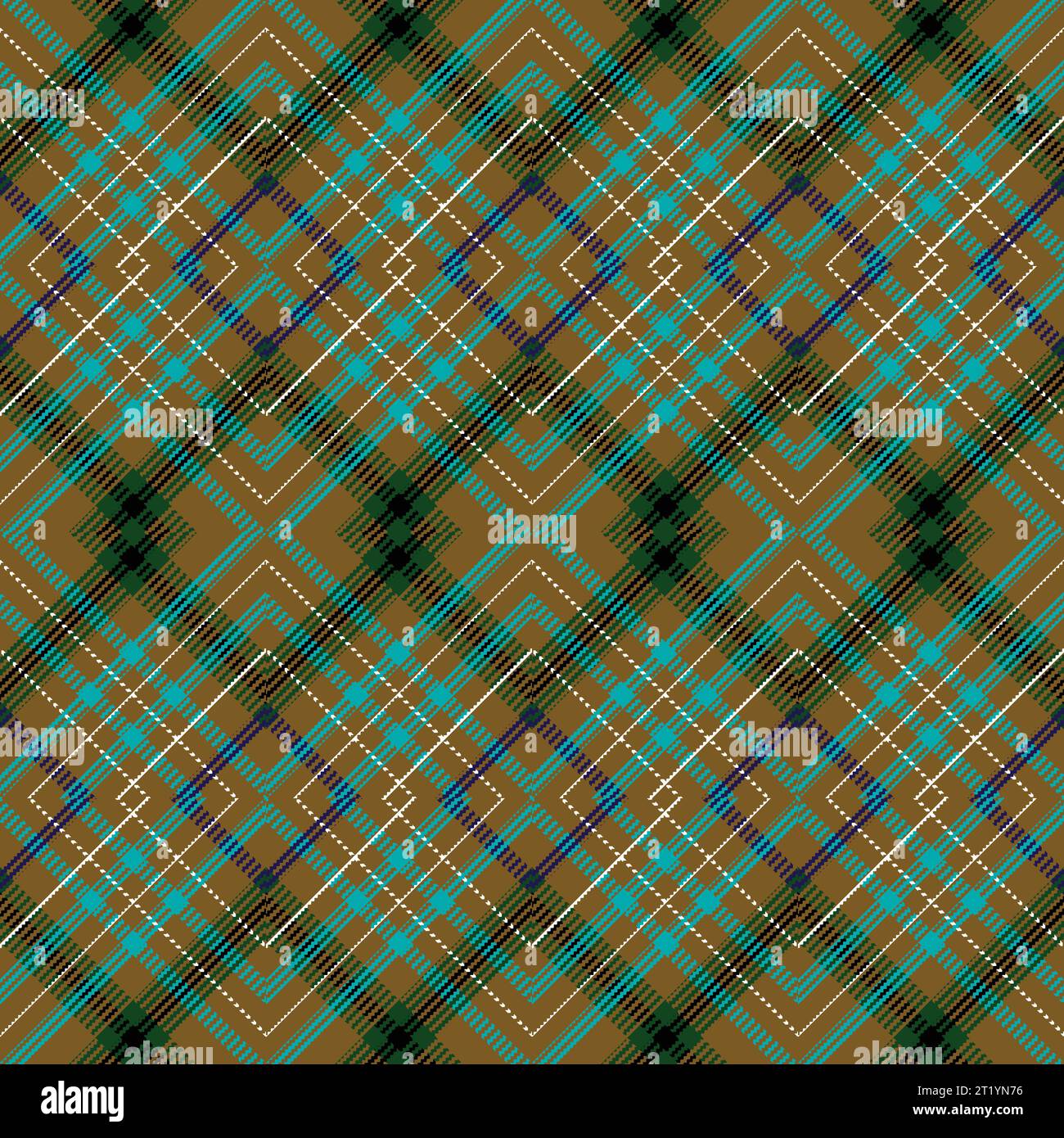Tartan Flannel Pattern in a Vector Format Stock Vector