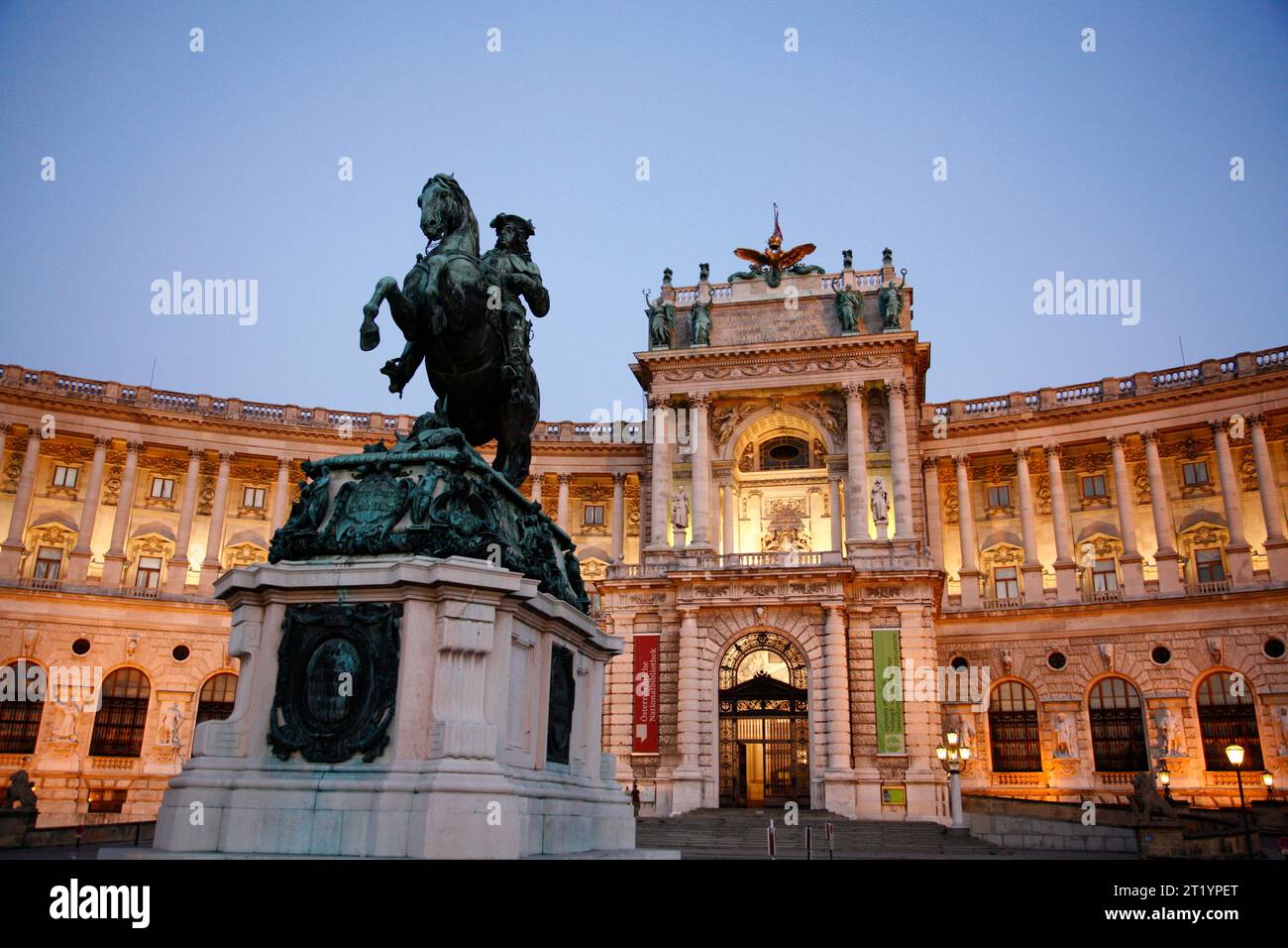 The Neue Hofburg Palace, Vienna, Austria. Stock Photo