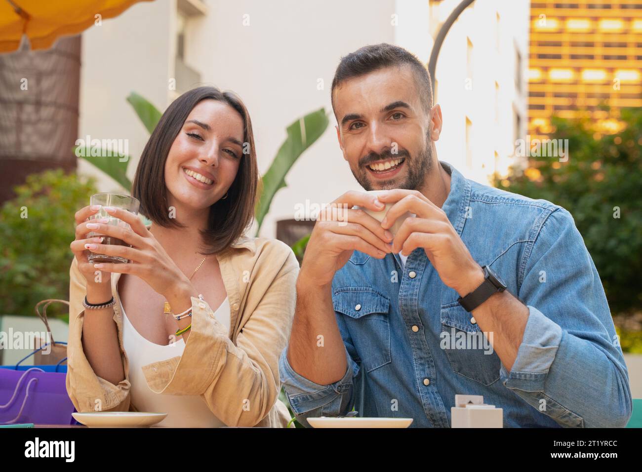 Two handsome young men together hi-res stock photography and images - Alamy