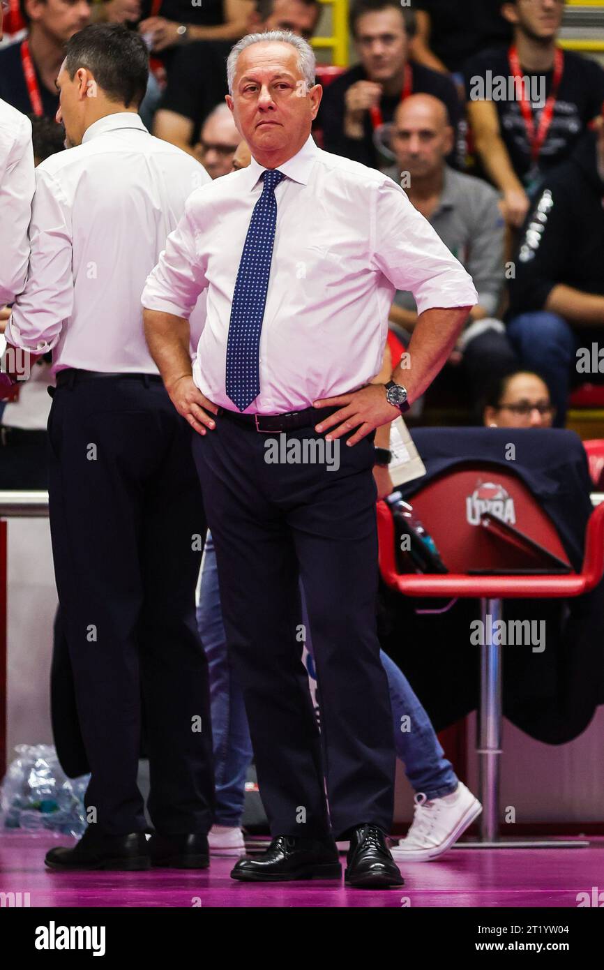 Julio Velasco Head Coach of UYBA E-Work Volley Busto Arsizio looks on ...