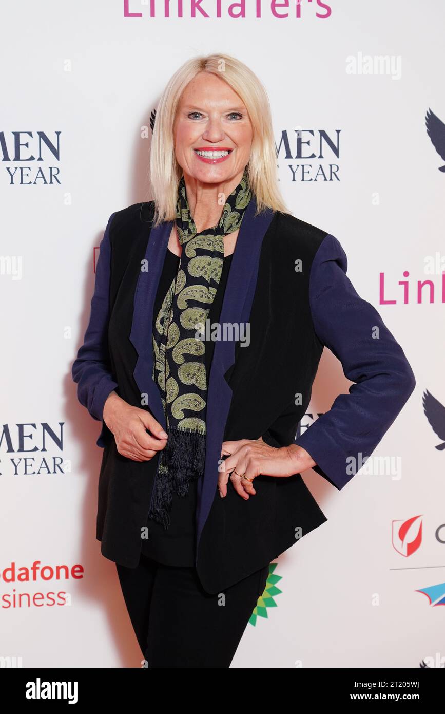 Anneka Rice arrives for the Women of the Year Lunch and Awards 2023 at ...