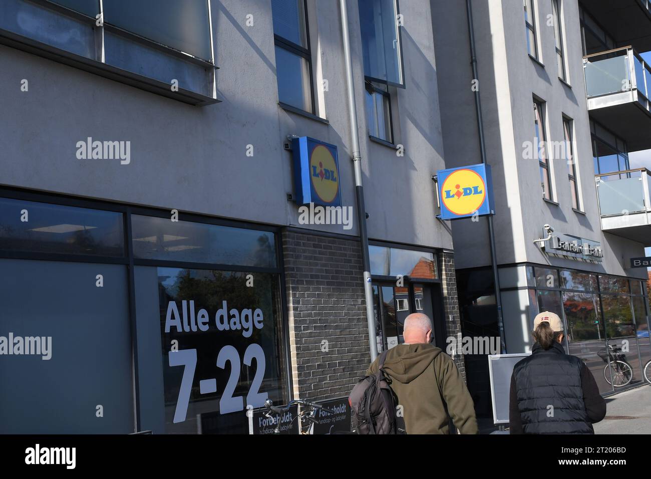 Copenhagen, Denmark /16 October. 2023/Deutsche Lidl store in Kastrup danish  capital.. (Photo.Francis Joseph Dean/Dean Pictures Stock Photo - Alamy