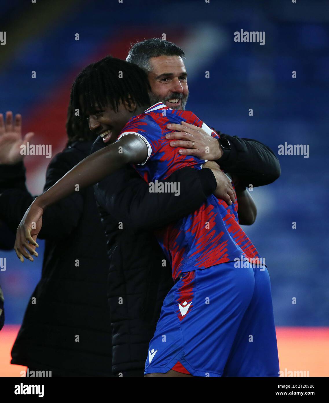 Franco UmehChibueze of Crystal Palace U21 celebrates the penalty shoot