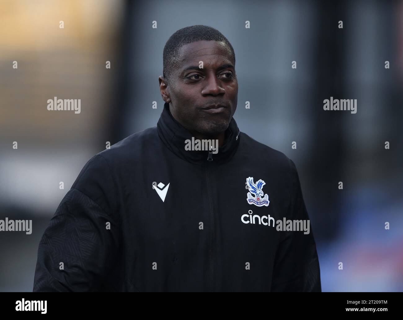 Darren Powell manager of Crystal Palace U21. Crystal Palace U21 v Valencia Mestalla U21