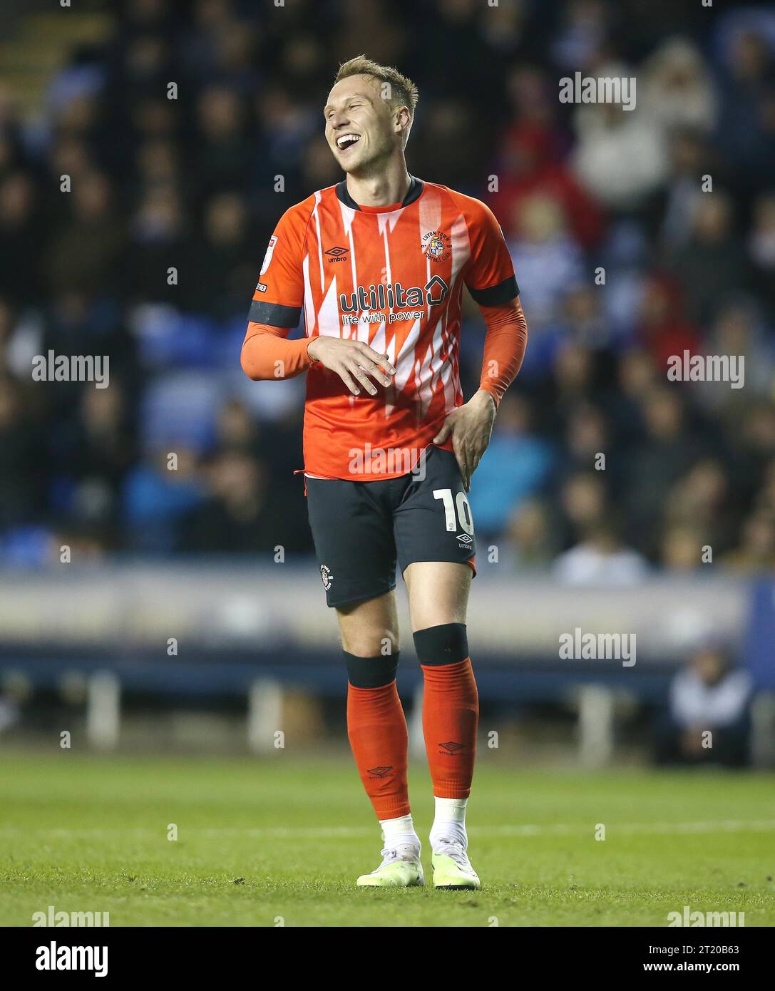 Cauley Woodrow of Luton Town. - Reading v Luton Town, Sky Bet ...