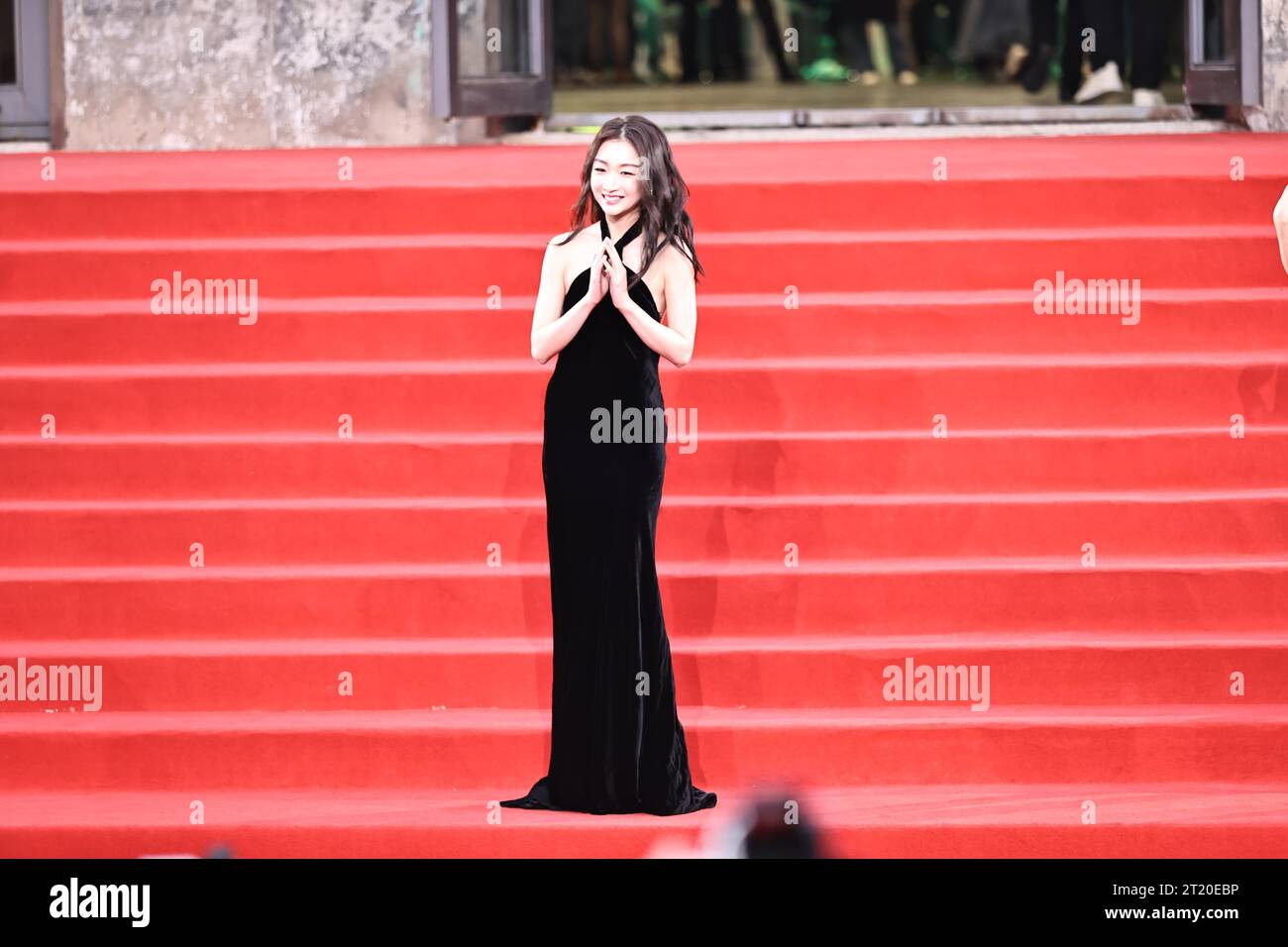 File--Chinese actress Zhou Dongyu attends the 18th Shanghai