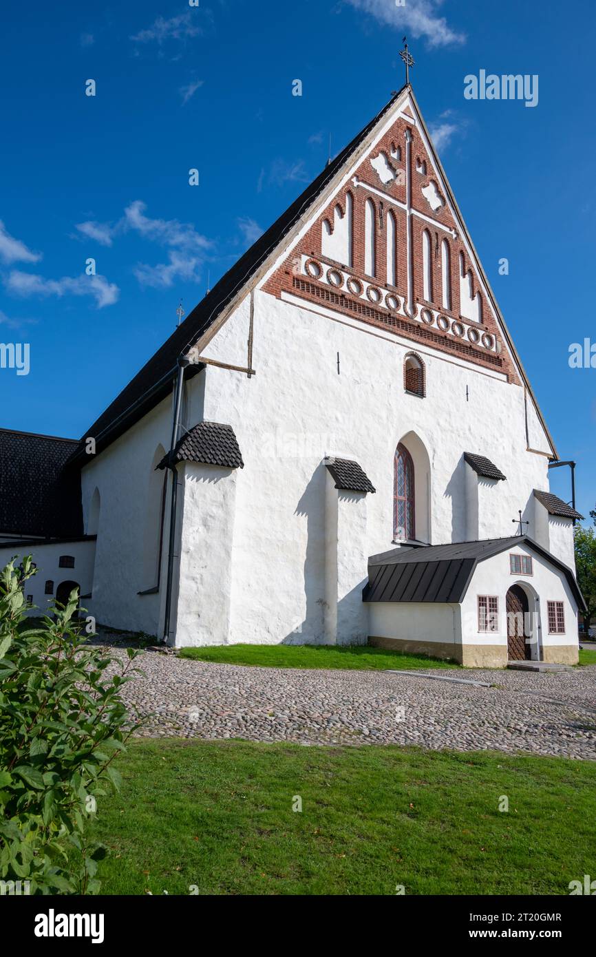 Porvoo Cathedral,  Old Town, Finland Stock Photo