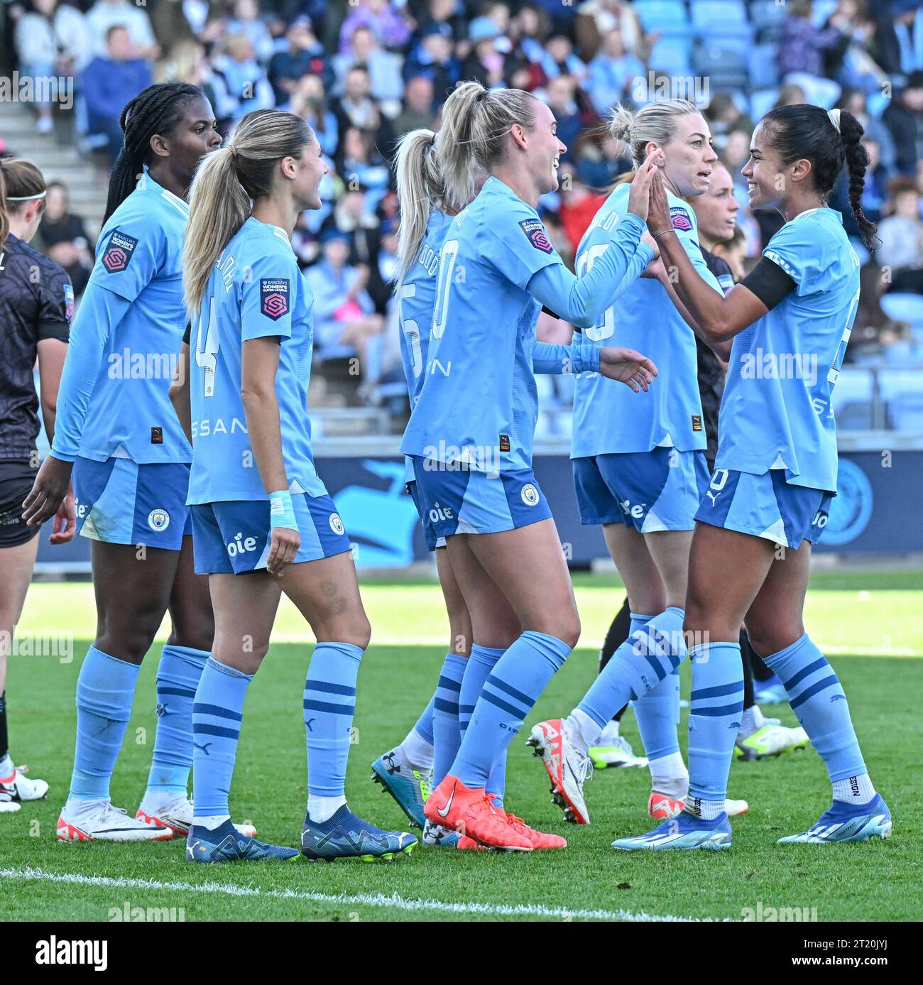 Joie Stadium, Sportcity, Manchester, England. 15th October 2023. Jill Roord 20 of Manchester