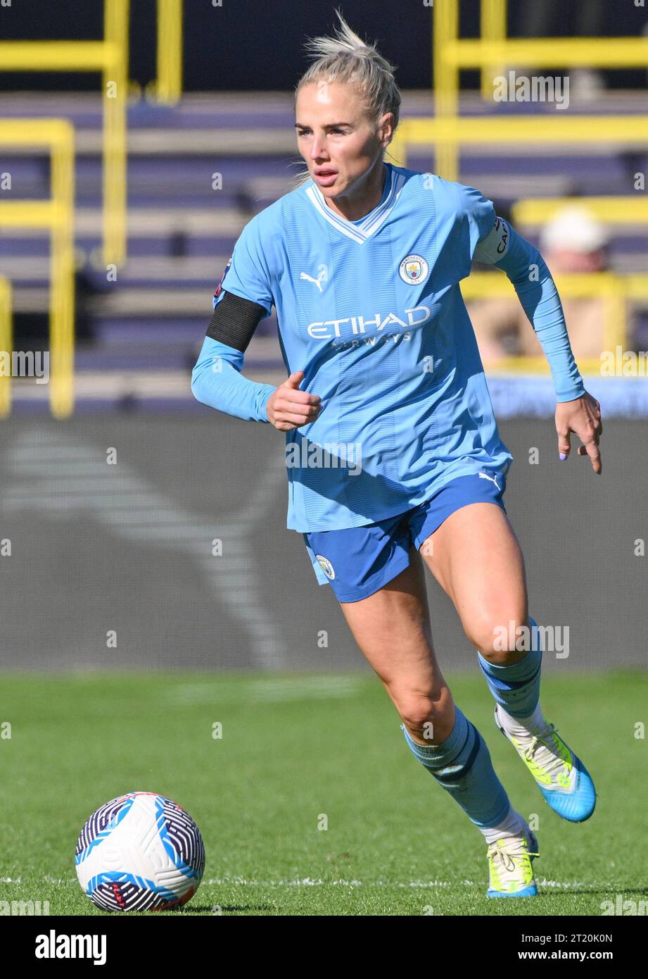 Joie Stadium, Sportcity, Manchester, England. 15th October 2023. Alex Greenwood 5 of Manchester