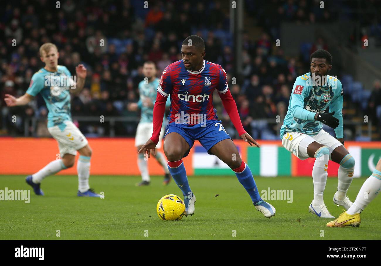 Cheick Doucoure of Crystal Palace. Crystal Palace v Southampton, The