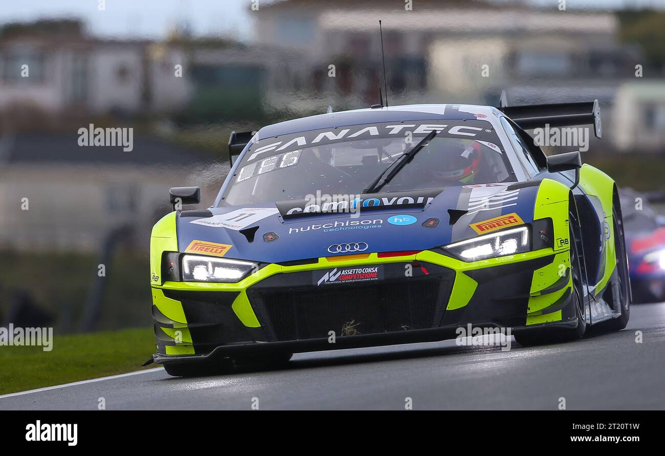 # 11, Zandvoort, NL Sunday 15th of OCTOBRE 2023: Lucas Legeret, Christopher Haase, Comtoyou Racing, AUDI R8 LMS Evo II GT3 car, PRO, during the Races of the Zandvoort Sprint Cup race on Octobre 15th. The Team Comtoyou Racing races in the PRO class in the Fanatec GT World Challenge Europe powered by AWS event on the Zandvoort circuit, fee liable image, Photo copyright © ATP Geert FRANQUET (FRANQUET Geert  / ATP / SPP) Stock Photo