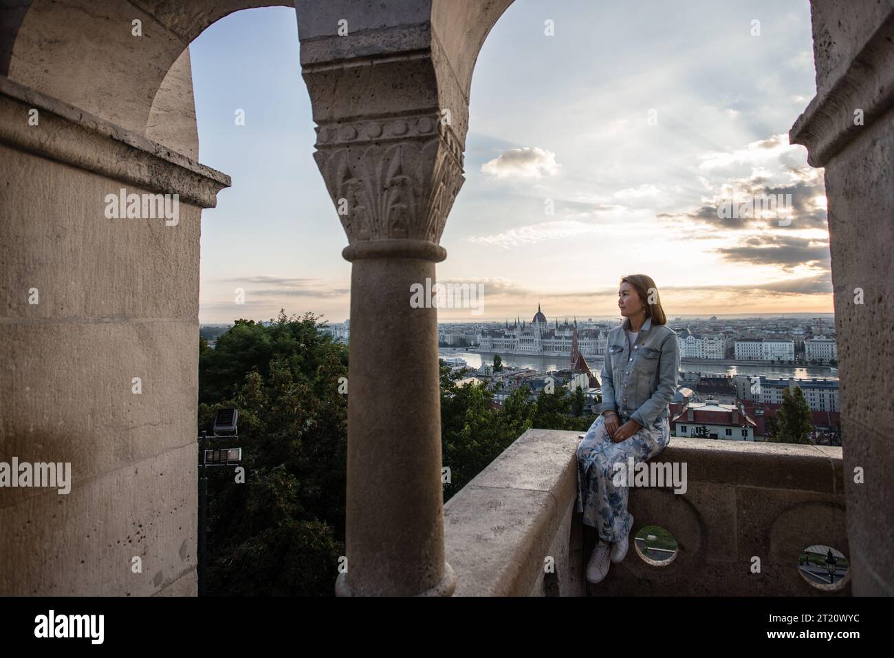Sightseeing in Budapest, Hungary. Stock Photo