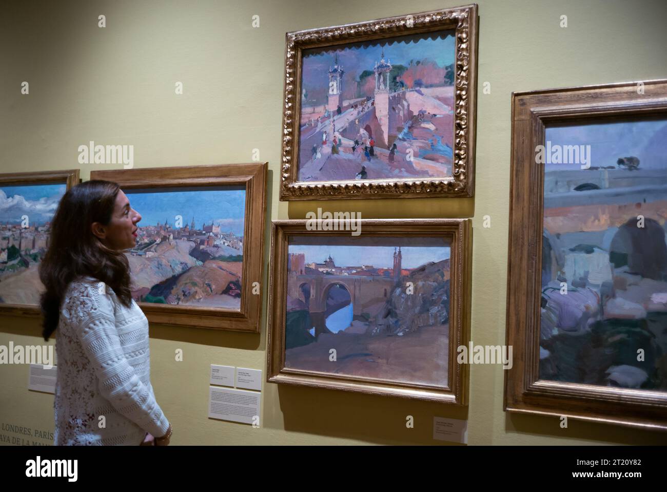 view of the exhibition of "Sorolla, traveling to paint. Another vision