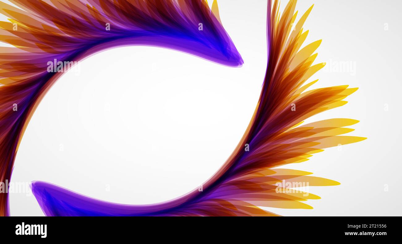Abstract background with gradient colors with neon lighting. Stock Vector