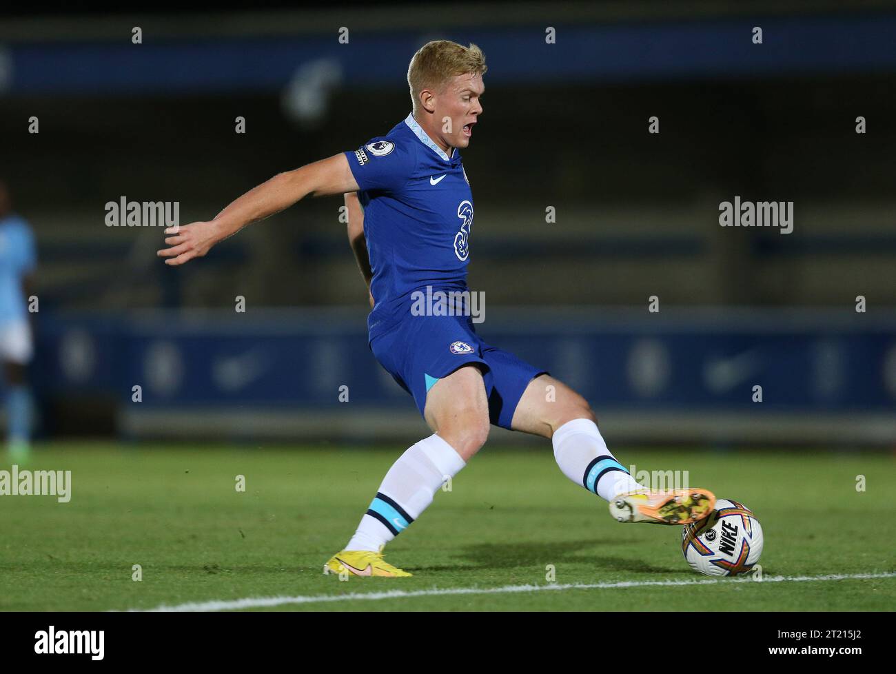 Lewis Hall of Chelsea U21. Chelsea U21 v Manchester City U21, Premier