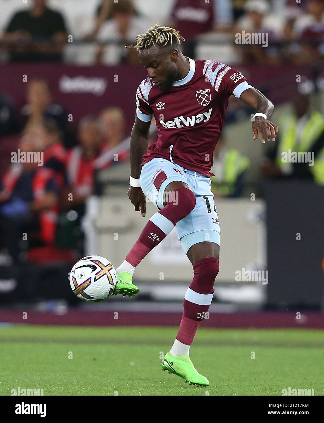 Maxwel of West Ham United. West Ham United v FF, UEFA Europa Conference League