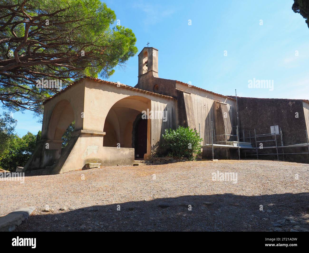 Picture of the chapelle Saint-Anne in Saint-tropez, France. Stock Photo