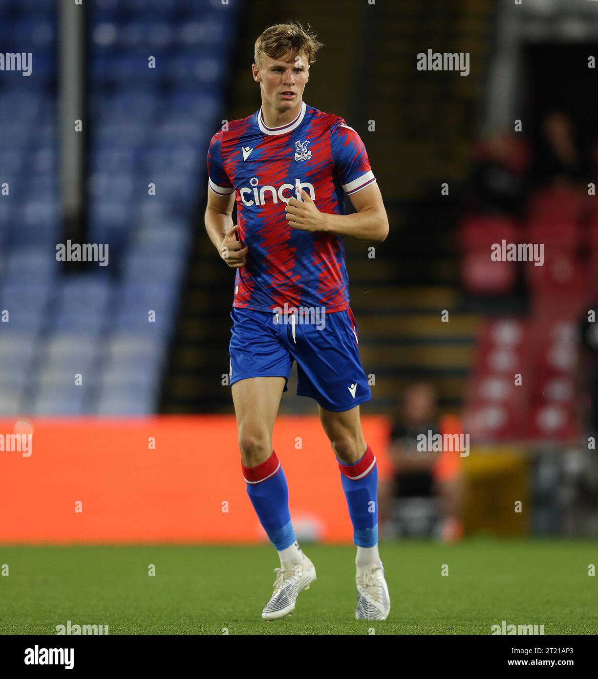 Rob Street of Crystal Palace U21 against Brighton & Hove Albion U21