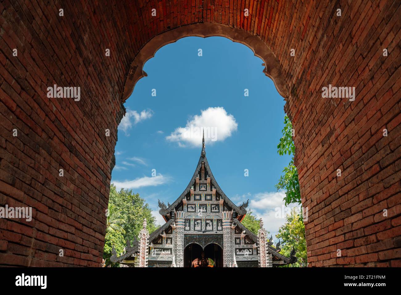 Wat Lok Molee temple in Chiang Mai, Thailand Stock Photo