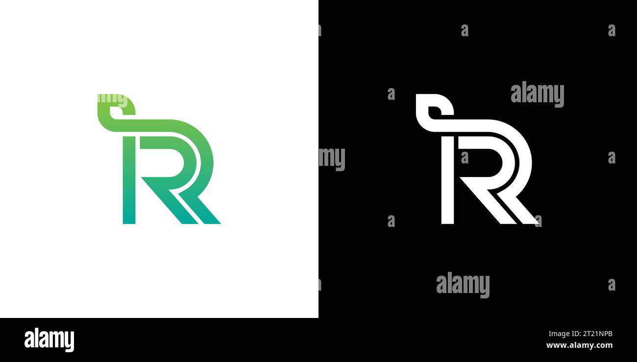RR Logo, RR Monogram, Initial RR Logo, Letter RR Logo, Icon, Vector Stock Vector